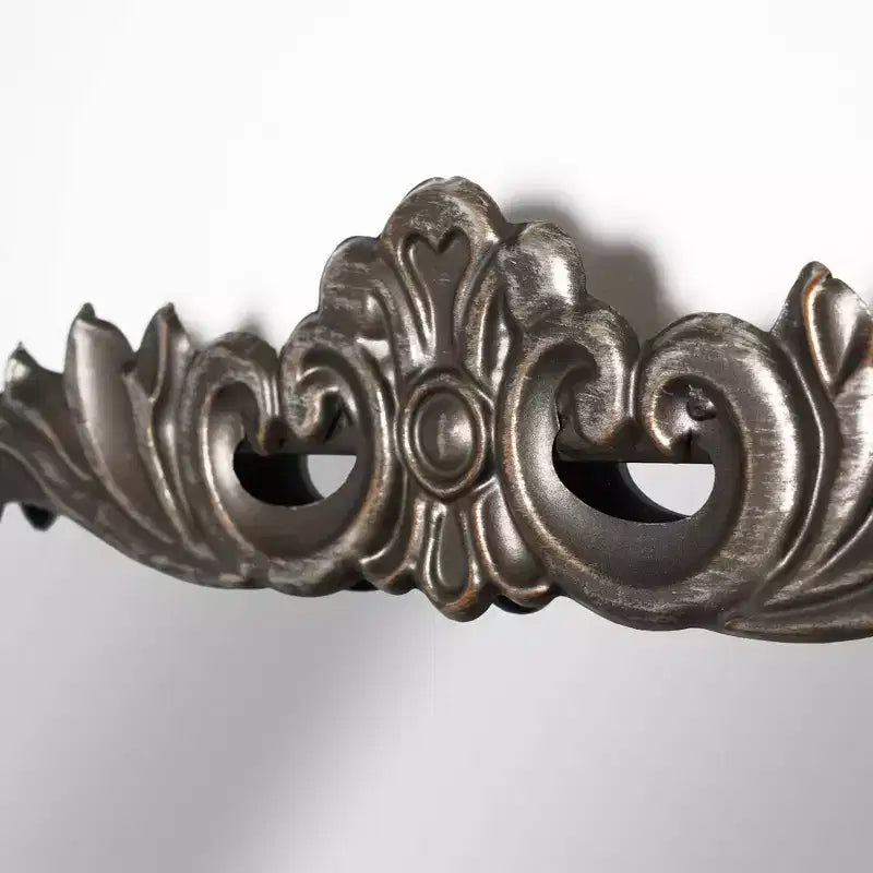 Specchio da parete decorativo in metallo, finitura bronzo antico, 73,5 x 94 cm: rettangolare, nessun assemblaggio richiesto, include accessori per il montaggio