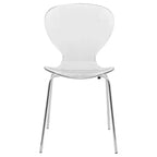 Set da Pranzo 5 Pezzi Bianco - Tavolo Rotondo e 4 Sedie da Pranzo Ergonomiche in Plastica