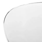Set da Pranzo 5 Pezzi Bianco - Tavolo Rotondo e 4 Sedie da Pranzo Ergonomiche in Plastica