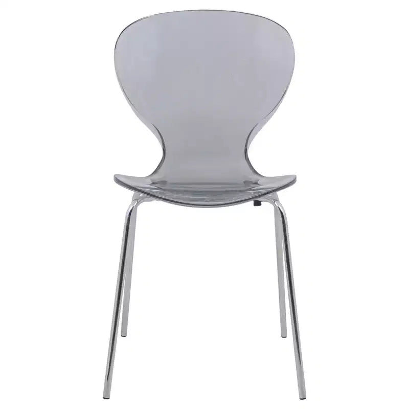 Set da Pranzo 5 Pezzi Bianco - Tavolo Rotondo e 4 Sedie da Pranzo Ergonomiche in Plastica