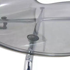 Set da Pranzo 5 Pezzi Bianco - Tavolo Rotondo e 4 Sedie da Pranzo Ergonomiche in Plastica