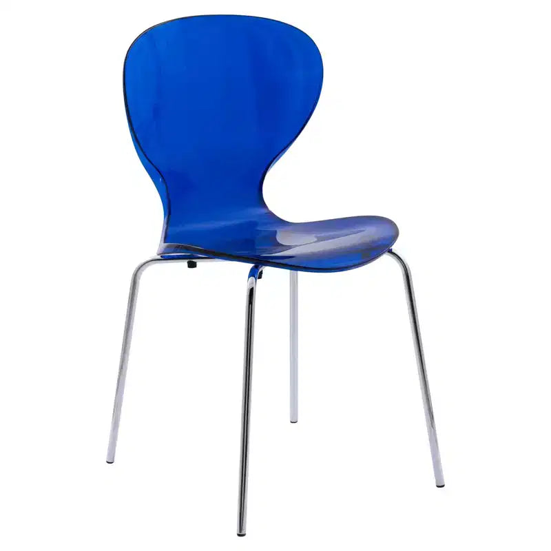 Set da Pranzo 5 Pezzi Bianco - Tavolo Rotondo e 4 Sedie da Pranzo Ergonomiche in Plastica