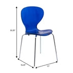 Set da Pranzo 5 Pezzi Bianco - Tavolo Rotondo e 4 Sedie da Pranzo Ergonomiche in Plastica