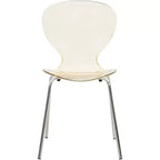 Set da Pranzo 5 Pezzi Bianco - Tavolo Rotondo e 4 Sedie da Pranzo Ergonomiche in Plastica