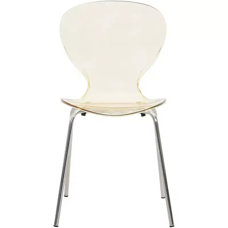 Set da Pranzo 5 Pezzi Bianco - Tavolo Rotondo e 4 Sedie da Pranzo Ergonomiche in Plastica