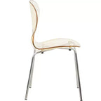 Set da Pranzo 5 Pezzi Bianco - Tavolo Rotondo e 4 Sedie da Pranzo Ergonomiche in Plastica