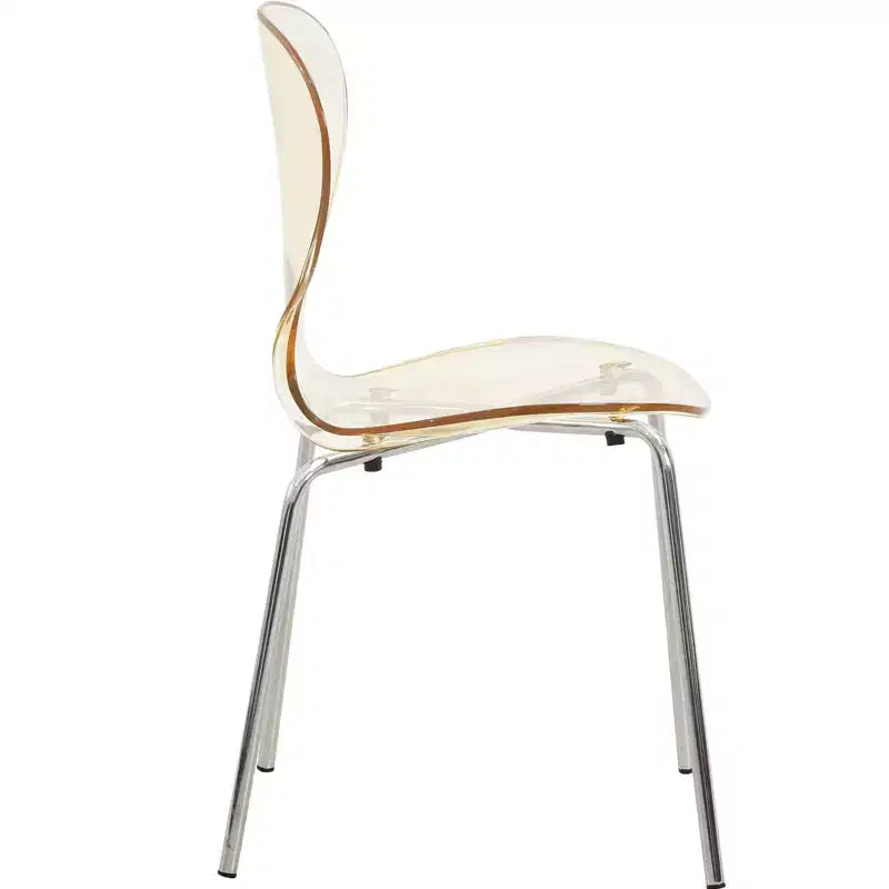 Set da Pranzo 5 Pezzi Bianco - Tavolo Rotondo e 4 Sedie da Pranzo Ergonomiche in Plastica