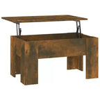 Tavolino Rovere Affumicato Legno Ingegnerizzato Medio