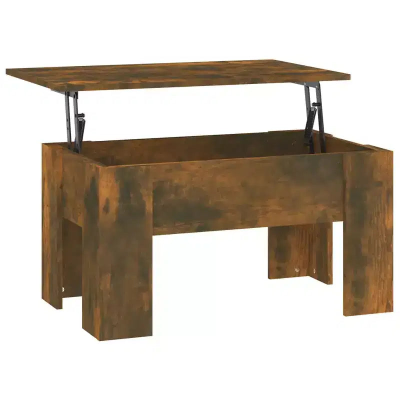 Tavolino Rovere Affumicato Legno Ingegnerizzato Medio