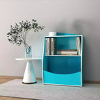 Libreria per bambini - Organizer portaoggetti per libri, armadietto giocattoli per bambini a doppio strato con scomparti aperti per camera da letto, cameretta, sala giochi