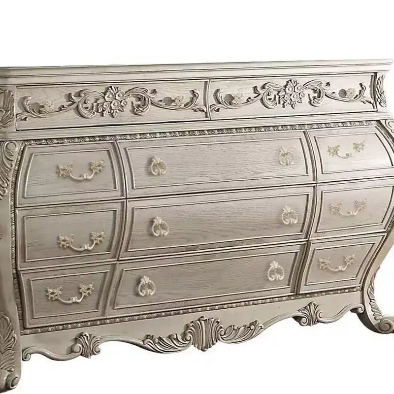 Comò finitura bianco anticato