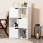 Libreria a 6 cubi Mobile in legno Scaffali portaoggetti Divisorio Organizzazione
