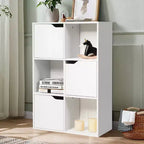 Libreria a 6 cubi Mobile in legno Scaffali portaoggetti Divisorio Organizzazione