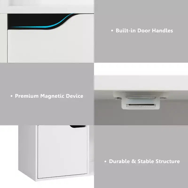 Libreria a 6 cubi Mobile in legno Scaffali portaoggetti Divisorio Organizzazione